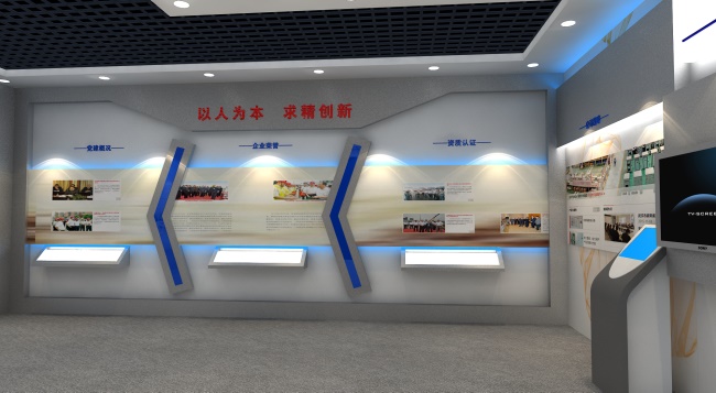 武漢企業(yè)展廳設(shè)計(jì)案例-盛隆電氣展廳設(shè)計(jì)方案-東方旗艦