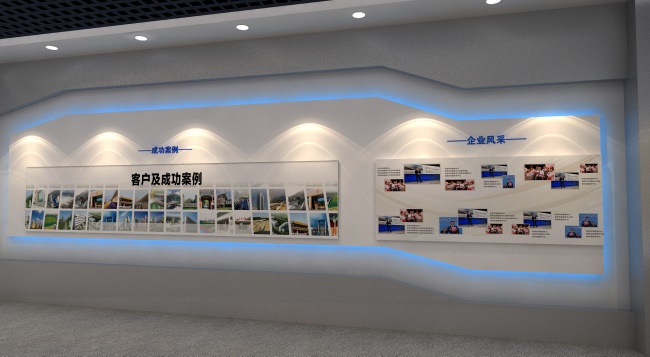 武漢企業(yè)展廳設(shè)計(jì)案例-盛隆電氣展廳設(shè)計(jì)方案-東方旗艦